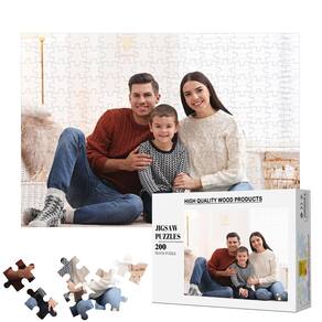 Quebra-cabeça personalizado Quebra-cabeça de madeira personalizado de 200 peças com caixa