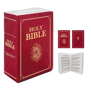 Almofada de pelúcia, livro que pode ser aberto, a Bíblia Sagrada, travesseiro para crianças