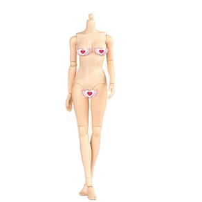 Figura de ação: corpo, escala 1/6, bronzeado, pele bronzeada, busto enorme