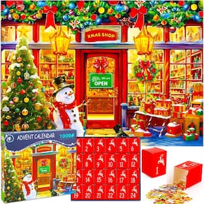 Quebra-cabeças de Natal: Calendário do Advento 2024, 1008 peças