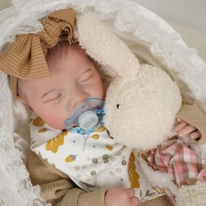 Boneca Reborn Baby Doll realista de 17 polegadas para menino/menina recém-nascido realista