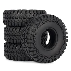 Pneus 1/10 RC Crawler 1.9 Rubber 114x42mm para Gen7 Gen8 SCX10