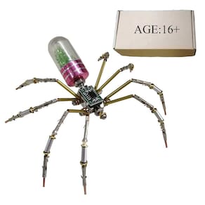 Quebra-cabeça de insetos de metal 3D Generic Steampunk Mechanical Circuit-Spider