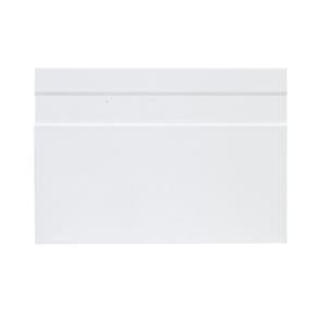 Kit com 18 Rodapé Mdf 15cm X 8cm Suprema Branco
