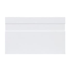 Kit com 18 Rodapé Mdf 15cm X 7cm Suprema Branco