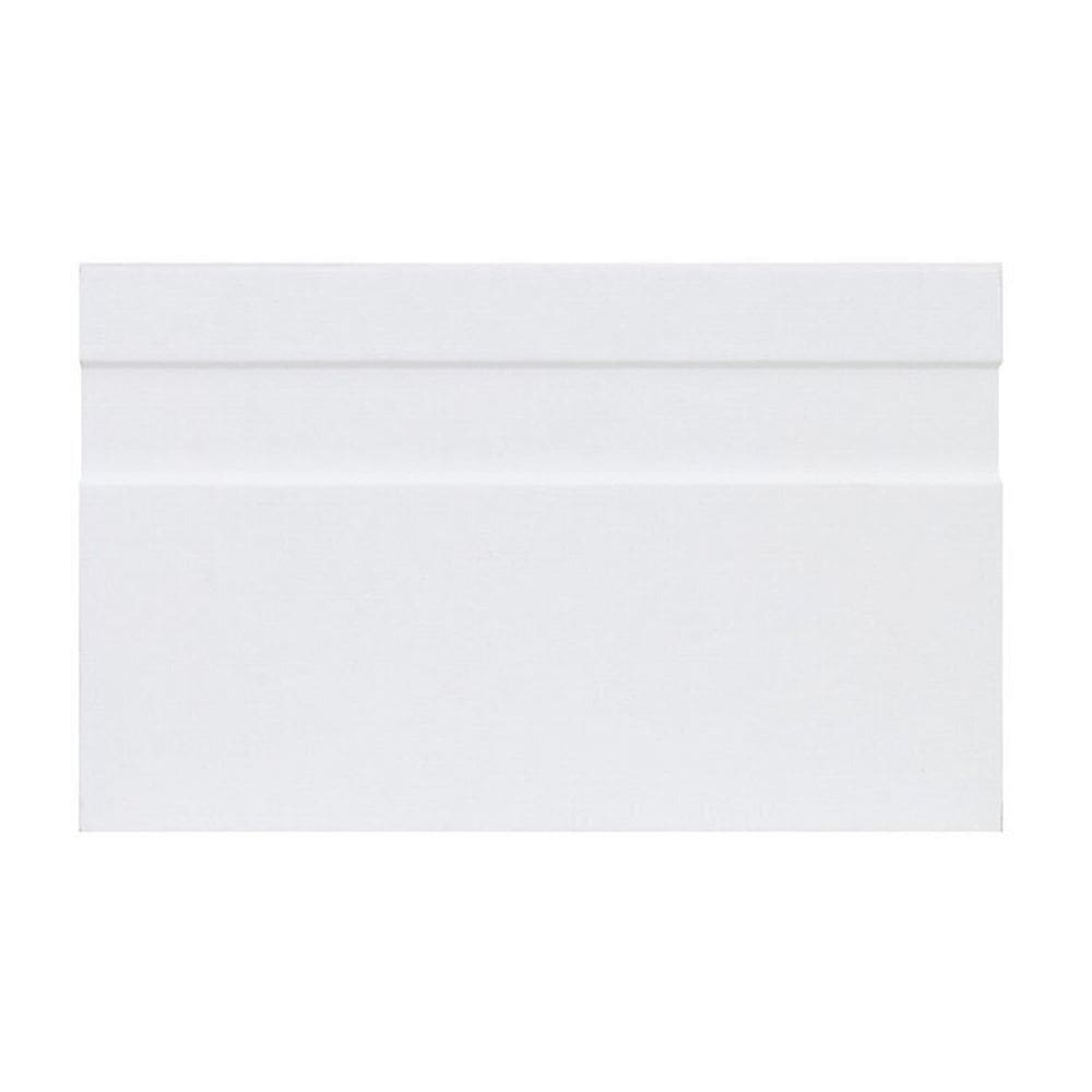 Kit com 24 Rodapé Mdf 15cm X 7cm Suprema Branco