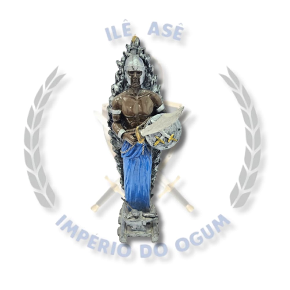 Imagem De Resina Ogum 50Cm