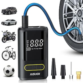 Inflador de pneus JUSUOX Compressor de ar portátil 150 PSI sem fio