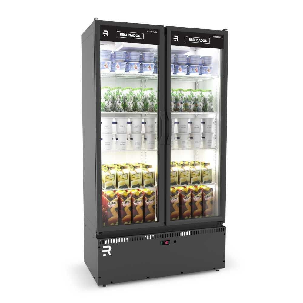 Auto Serviço Vanguard Resfriados 2 Portas Preto/Branco ASVR2P 220V - Refrimate