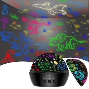 Brinquedo de dinossauro HONGID Dino Projection com carro para crianças de 3 a 8 anos