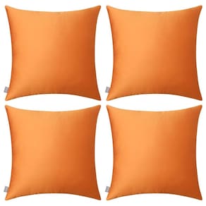 Capa de almofada Thymo 100% algodão 50 x 50 cm laranja de outono x4