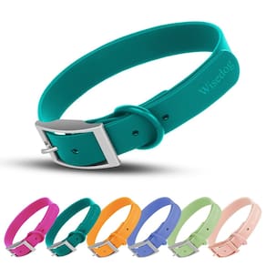 Coleira para cães Wisedog Waterproof Multiple Adjust 18-60 cm verde