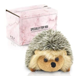 Brinquedo de pelúcia Stuffed Animal XUO Hedgehog de 15 cm para crianças de 2 ou mais anos