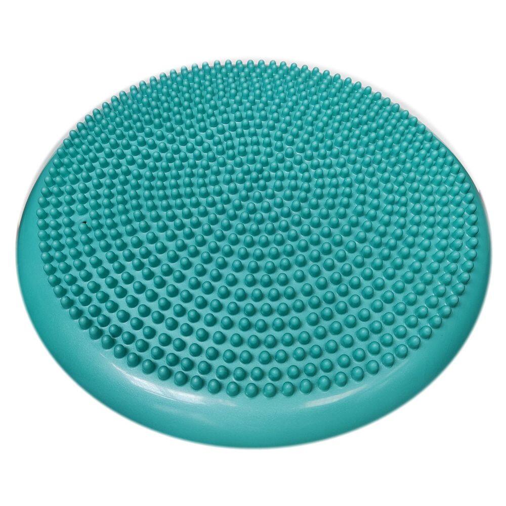 Almofada Wobble Round inflada com bomba manual de 34 cm de diâmetro