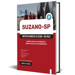 Apostila Prefeitura Suzano Sp 2025 Agente Fiscal Trânsito E