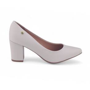 Sapato Scarpin Vizzano 1290.500 pelica salto bloco 7cm