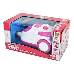Aspirador De Pó Brinquedo Infantil Aspira De Verdade Com Luz