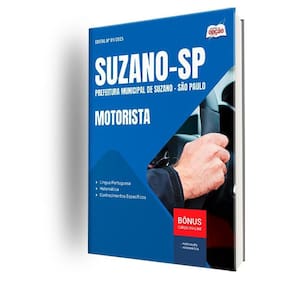Apostila Prefeitura De Suzano Sp 2025 - Motorista