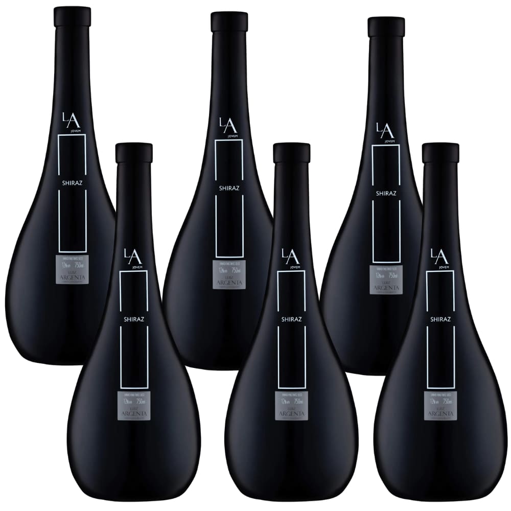 Cx 6 Vinho Seco Tinto Shiraz L.A. Luiz Argenta Jovem 750 Ml