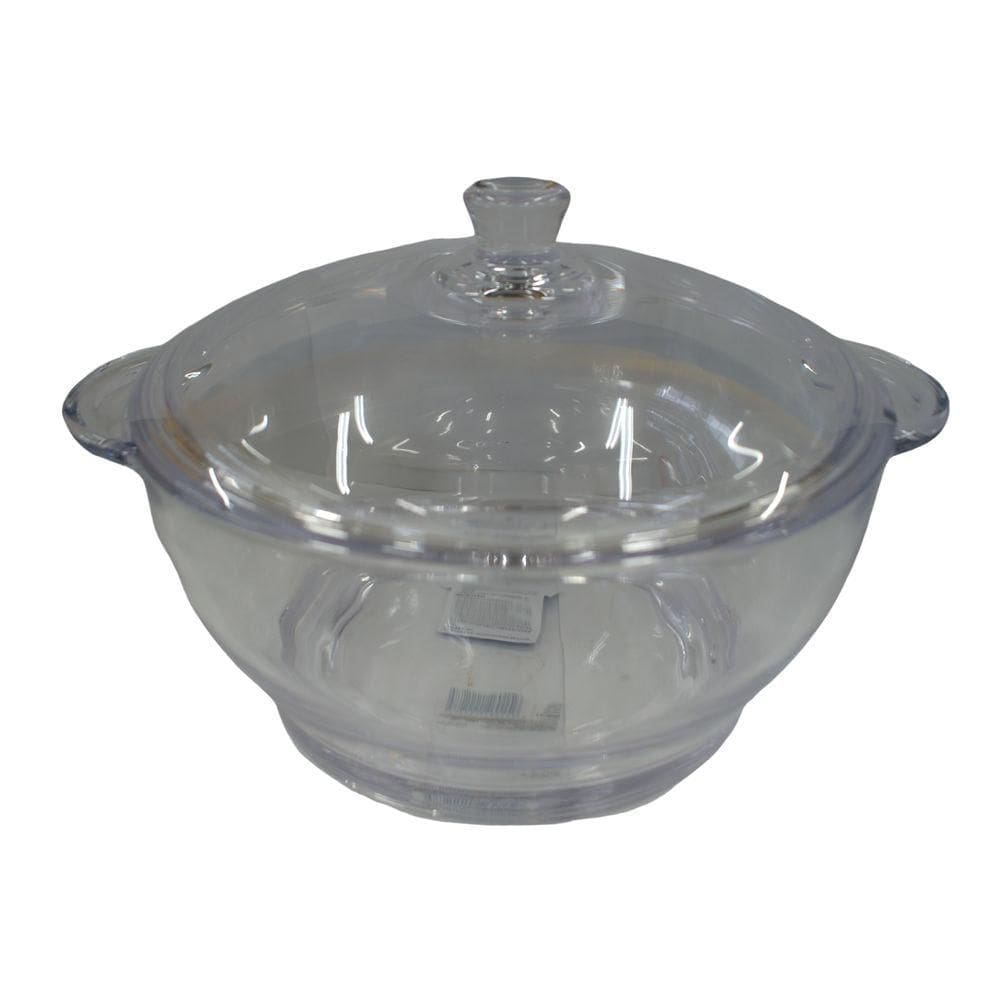Terrina/Tigela de Vidro com Tampa 2,5 Litros N247090-3 - Quanhe