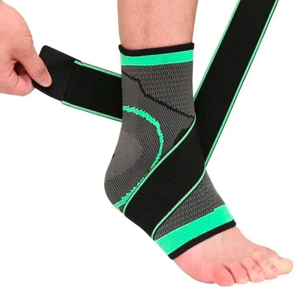Tornozeleira Ajustável Compressão Ideal Exercícios E Esporte