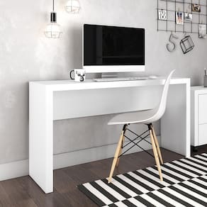 Mesa Escrivaninha para Escritório ME4135 Branco Tecnomobili