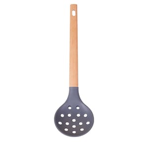 Escumadeira de Silicone com Cabo de Madeira Casa do Chef Oak