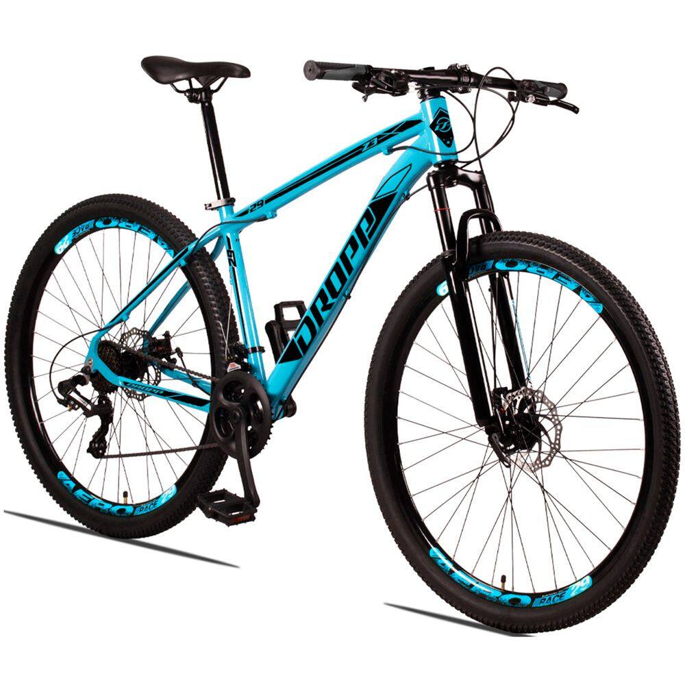 Bicicleta Dropp Z3 Disc M Aro 29 Susp. Dianteira 21 Marchas - Azul/preto