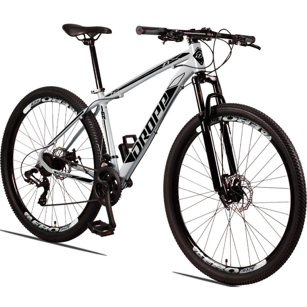 Bicicleta Dropp Z3 Disc H Aro 29 Susp. Dianteira 21 Marchas - Branco/preto