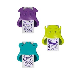 Kit 03 Borracha Escolar Decorada Monstrinhos Maped
