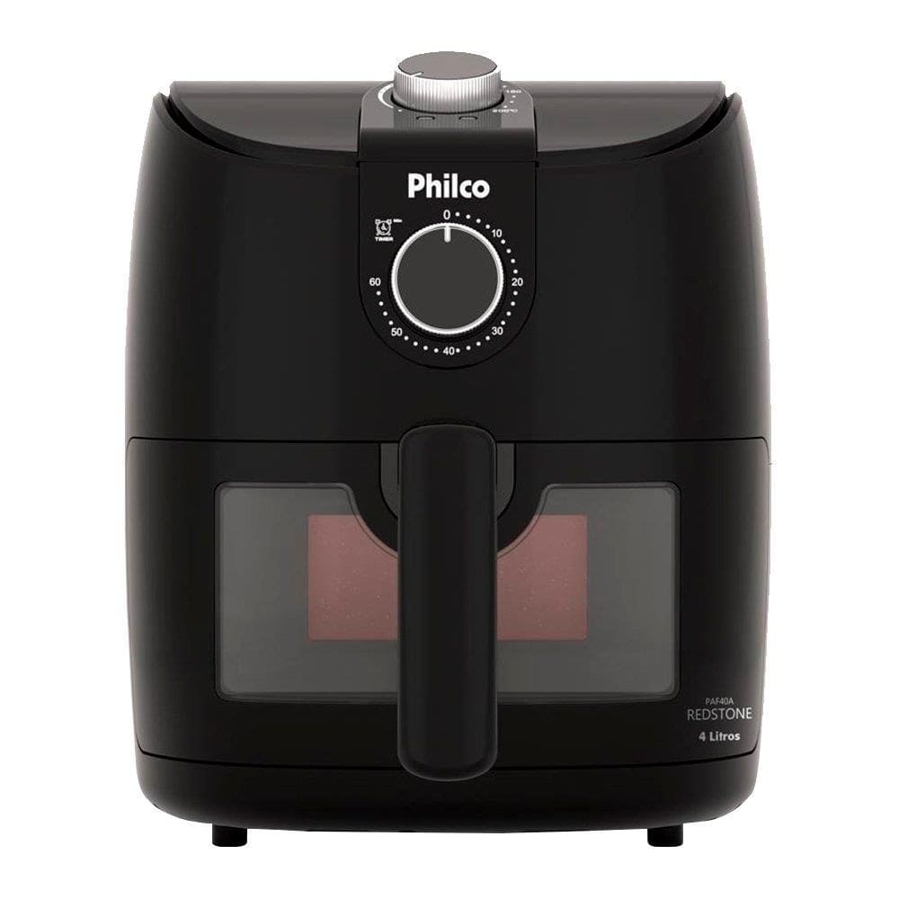 Fritadeira Air Fryer Philco PAF40A - 1500W, 4 Litros, Preto 110V