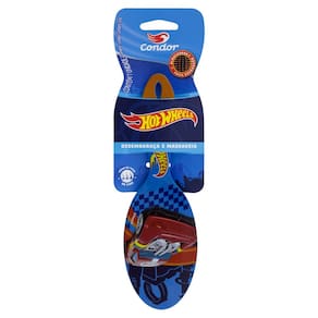 Escova para Cabelo Almofadada Oval Hot Wheels Condor