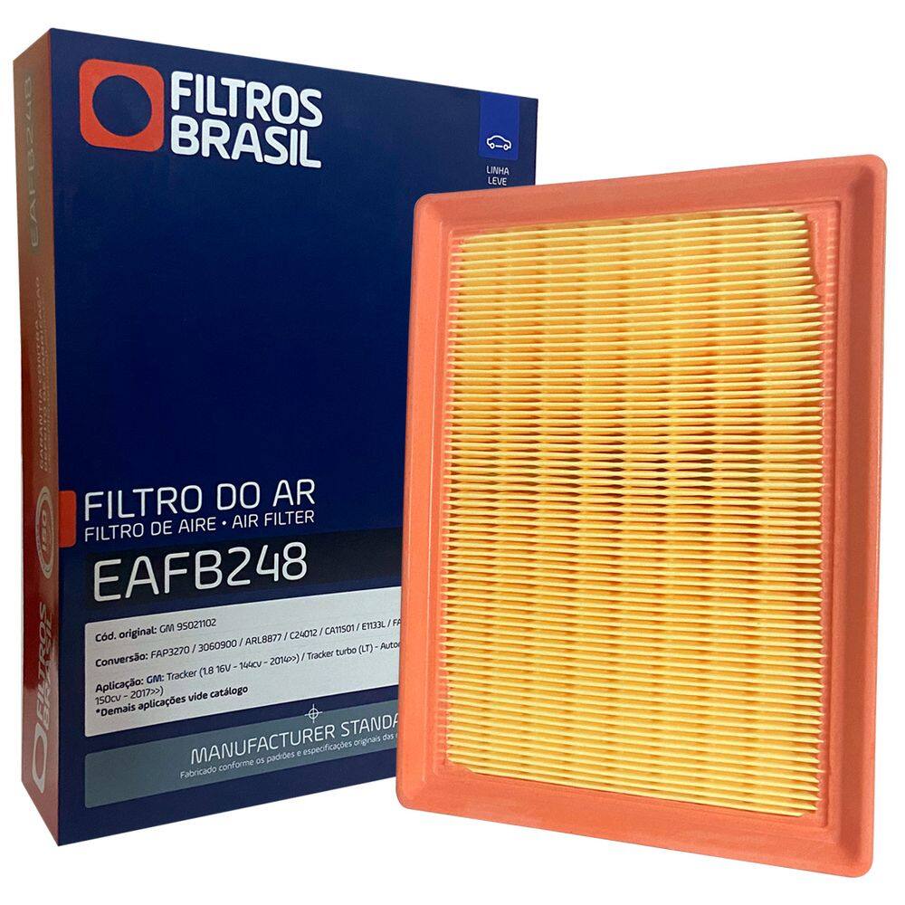 Filtro Ar Motor para GM Tracker Turbo LT Flex 2017 a 2019