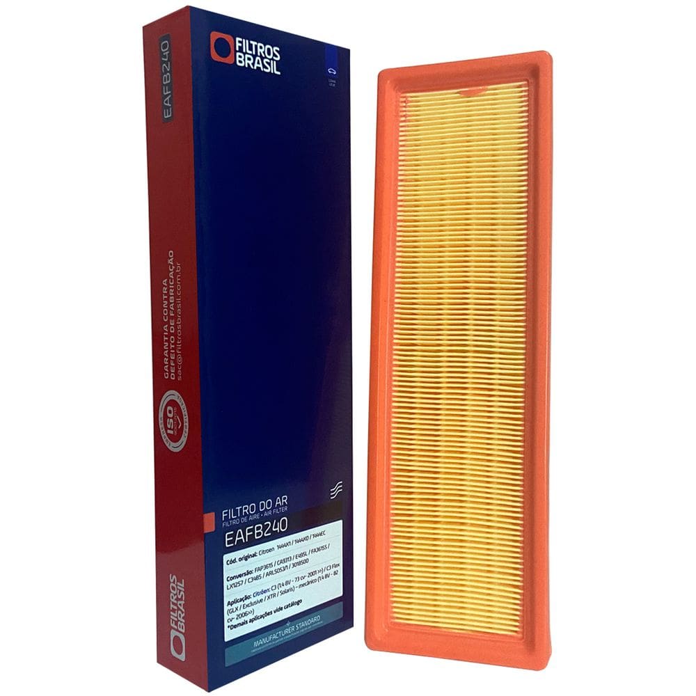 Filtro Ar Motor para Citroen C3 GLX Flex 2006 a 2023