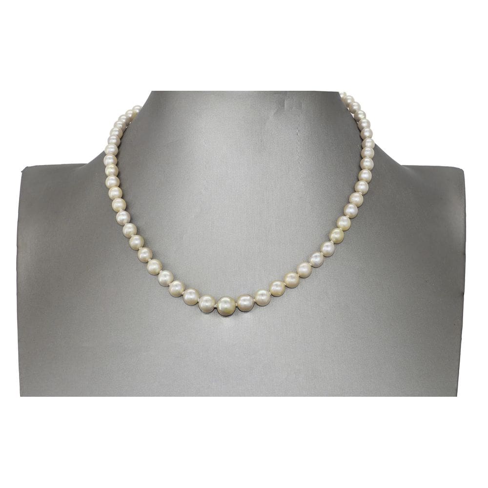 Colar de Pérolas Degrade 42cm Princess Clássico Gala Noiva