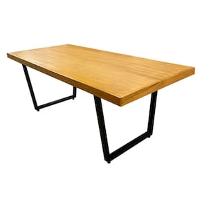 Mesa Madeira Maciça para Área Gourmet Lanna com Ferragem 1,30m Preto