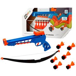 Go Play Kit Arqueiro Lançador Infantil Com 6 Dardos - Multikids