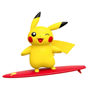 Enfeites de brinquedo SANMU Pokémon Pikachu Surfing Cute