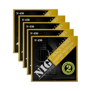 Kit 10 Jogos Encordoamento Cavaquinho Cavaco Nig N450 “011