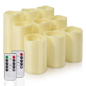 Velas sem chama Homemory Outdoor Waterproof, pacote com 9