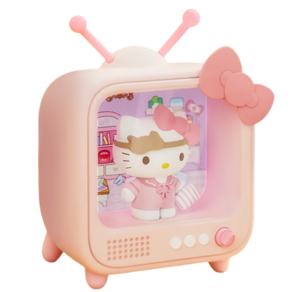 Ornamentos de brinquedo com luz noturna Sanrio Hello Kitty TV Design