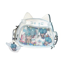 Mochila Vobomo Cute Cat Ita Bag Pin Display para meninas
