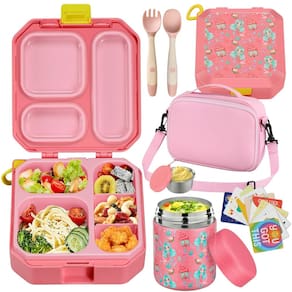 Lancheira Bento Wiwens para crianças com compartimento térmico Thermo 5 de 350 ml