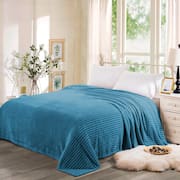 Cobertor Casal Manta Canelada Super Soft 1,80m x 2,0m