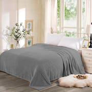 Cobertor Casal Manta Canelada Super Soft 1,80m x 2,0m