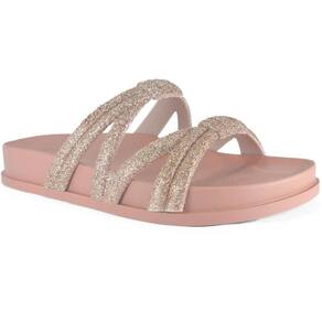 Papete Zaxy Pose Nó Glitter Feminino - Nude