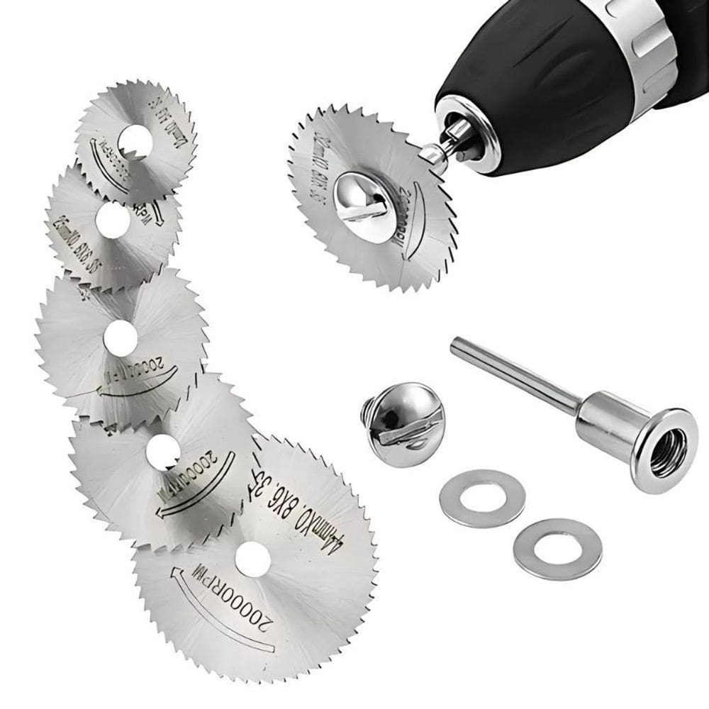 Kit Disco Serra Circular Profissional Madeira, Pvc E