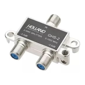 Divisor De Antena 1X2 Blindado 1 Giga 5-1002Mhz Holland 5 Pçs