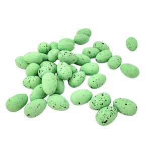 Kit 36 Mini Ovo De Páscoa Verde Decorativo 3X2Cm