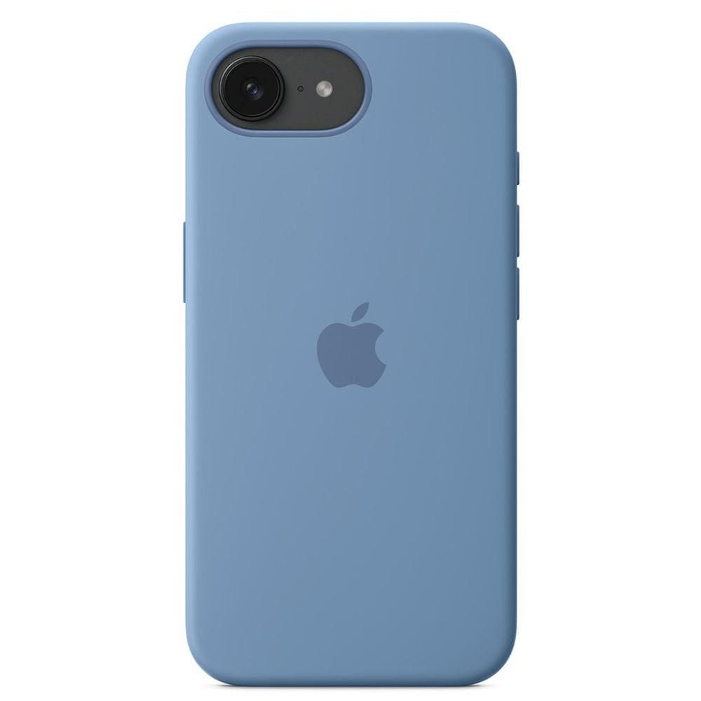 Capa para iPhone 16e de Silicone Azul-inverno - Apple - MD3Q4ZM/A